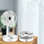 CoolBreeze Foldable Rechargeable Table Fan – Portable & Adjustable Cooling