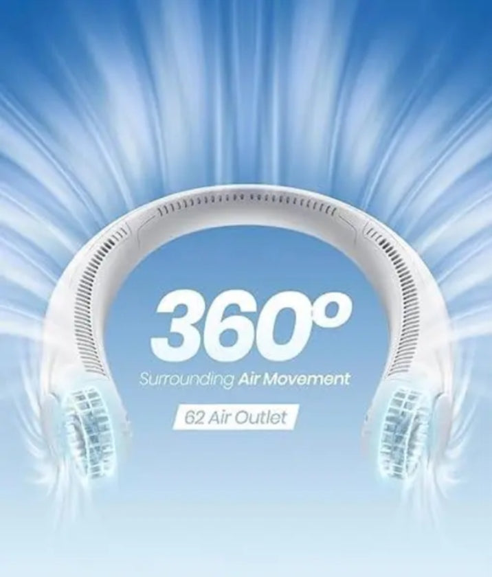 StayCool Pro Portable Neck Fan – Hands-Free Cooling Anywhere ❄️